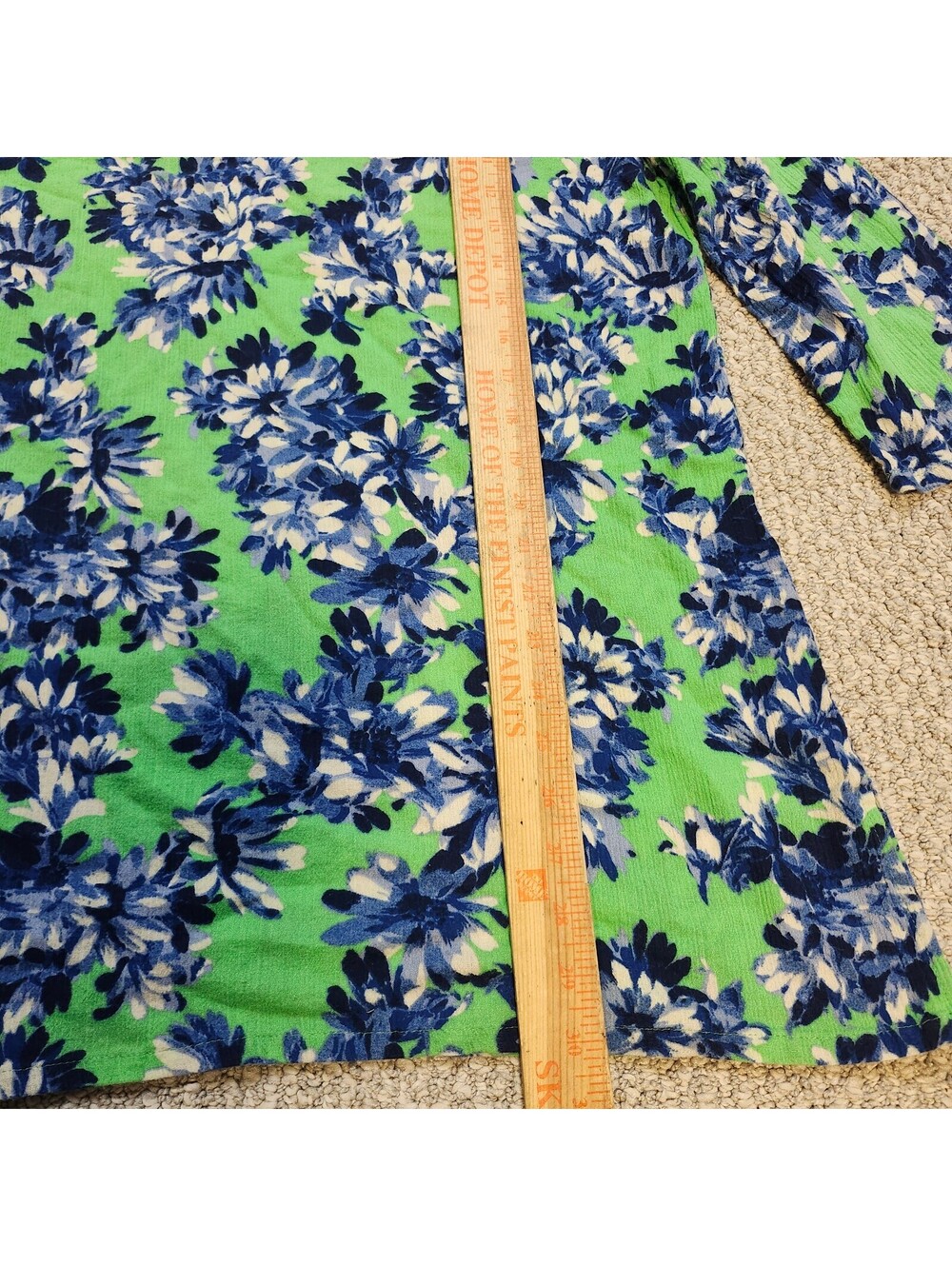 J.Crew Women's Floral Print Tunic Top Size Large - Picture 3 of 8